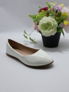 Baleriny damskie (36-41) 8190 WHITE