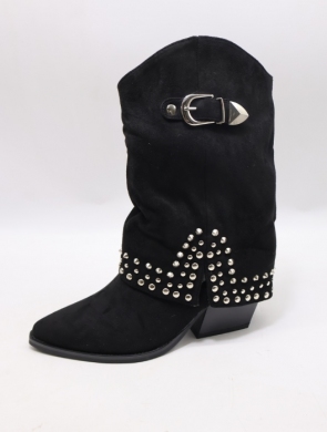 Botki damskie na obcasie (36-41) CLS380 BLACK