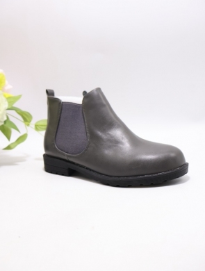 Botki dziewczęce ocieplane (28-35) XOM775A GREY/PU