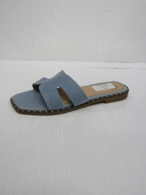 Klapki damskie na płaskim (36-41) LS579 BLUE