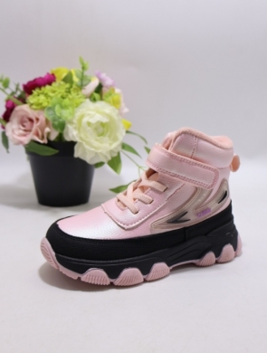 Botki dziewczęce ocieplane (26-31) HB355 PINK/BL