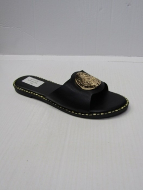 Klapki damskie na płaskim (36-41) 5187 BLACK