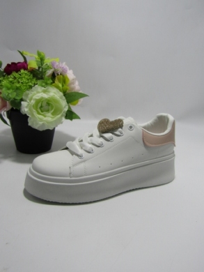 Buty sportowe damskie na płaskim (36-41) LY097 PINK