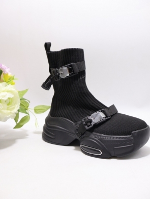 Botki damskie na płaskim (36-41) LG488 BLACK
