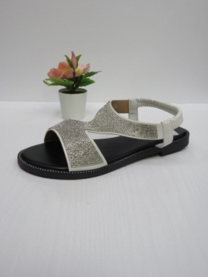 Sandały damskie na płaskim (36-41) 0-955 WHITE