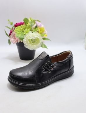 Półbuty damskie na płaskim (36-42) 22T44-1 BLACK