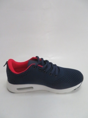 Buty sportowe damskie na płaskim (36-41) D1905-7 NAVY/WHITE