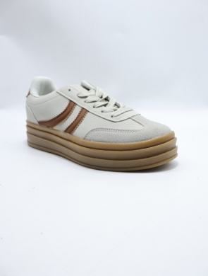 Buty sportowe damskie na płaskim (36-41) I520 GREY