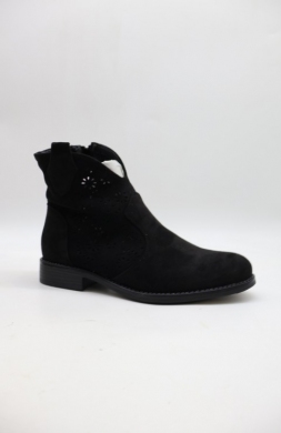 Botki damskie na płaskim (36-41) H257-1 BLACK