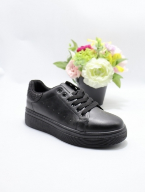 Buty sportowe damskie na płaskim (36-41) 5805-21 AL/BLACK