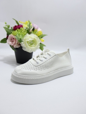 Buty sportowe damskie na płaskim (36-41) 777-1 WHITE