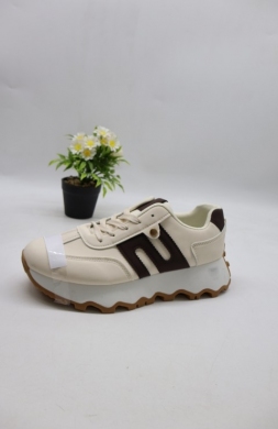 Buty sportowe damskie na płaskim (36-41) HZ-B408 BEIGE