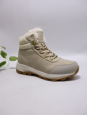 Botki damskie ocieplane na płaskim (36-41) LXC8560-W BEIGE