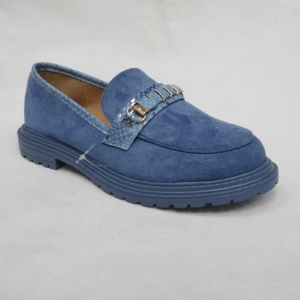 Mokasyny damskie na płaskim (36-41) 6889 BLUE
