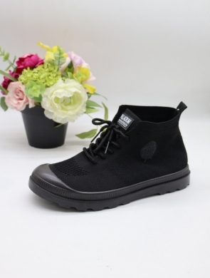 Buty sportowe damskie na płaskim (36-41) FB-03 BLACK