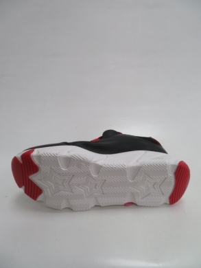 Sneakersy damskie niskie (36-41) MB188 BLACK/RED