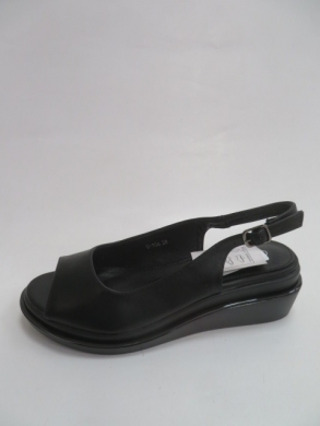 Sandały damskie na koturnie (36-41) 0-106 BLACK