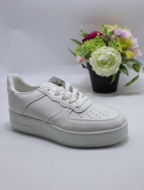 Buty sportowe damskie na płaskim (36-41) QS-7 WHITE