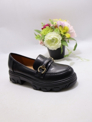 Mokasyny damskie na płaskim (36-41) H2213 BLACK