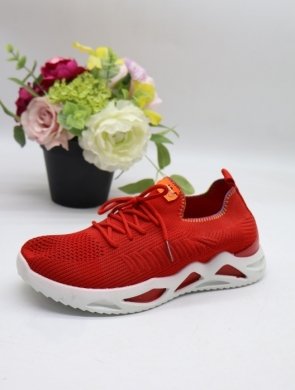 Buty sportowe damskie na płaskim (36-41) REB055 RED