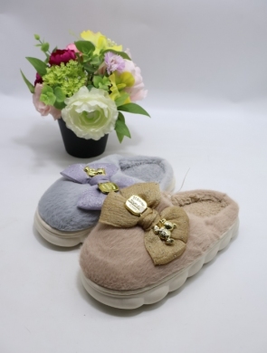 Kapcie damskie ocieplane (37-41) 5804 MIX