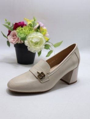 Półbuty damskie na obcasie (36-41) YCC-160 BEIGE