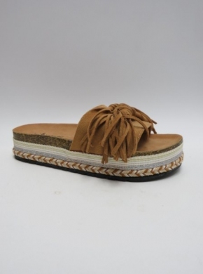 Klapki damskie na koturnie (36-41) YT82 CAMEL