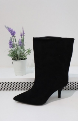 Botki damskie na szpilce (36-41) 2569A BLACK