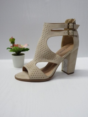 Sandały damskie na obcasie (36-41) BL424 BEIGE
