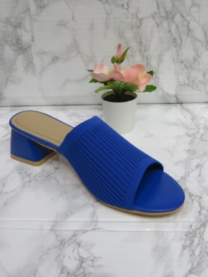 Klapki damskie na obcasie (36-41) C-031 BLUE