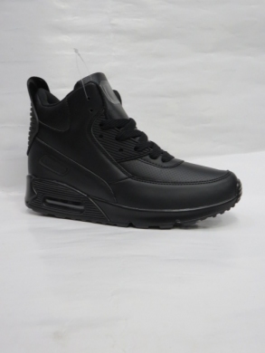 Sneakersy damskie wysokie (36-41) D7H-2 BLACK