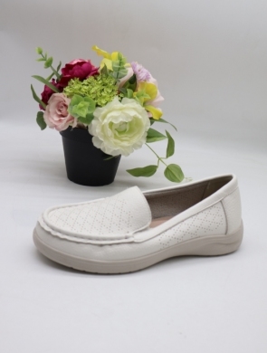 Półbuty damskie na płaskim (36-41) BK01-12 BEIGE