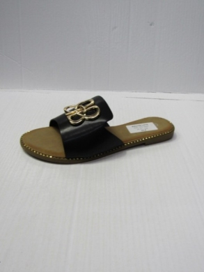 Klapki damskie na płaskim (36-41) EFL002 BLACK