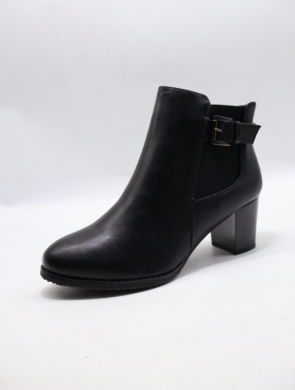 Botki damskie ocieplane na obcasie (36-41) S1802 PU