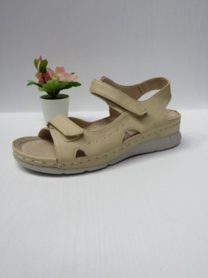 Sandały damskie na koturnie (36-41) 7AA235 BEIGE