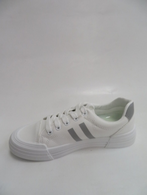 Buty sportowe damskie na płaskim (36-41) XKB-12 WHITE/GREY