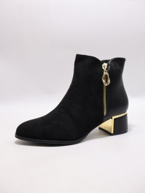 Botki damskie ocieplane na obcasie (36-41) K6505-1
