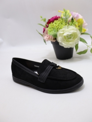 Mokasyny damskie na płaskim (36-41) 82059 BLACK
