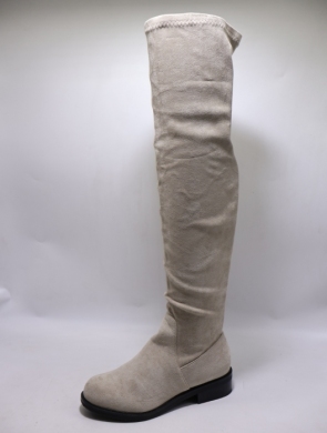 Kozaki damskie na płaskim (36-41) TH044 GREY