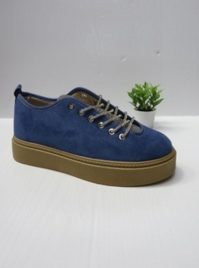 Buty sportowe damskie na płaskim (36-41) BL375 BLUE