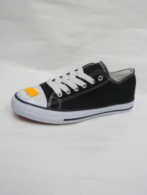 Trampki damskie na płaskim (36-41) XWQ801 BLACK