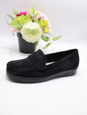 Mokasyny damskie na płaskim (36-41) 3288 BLACK