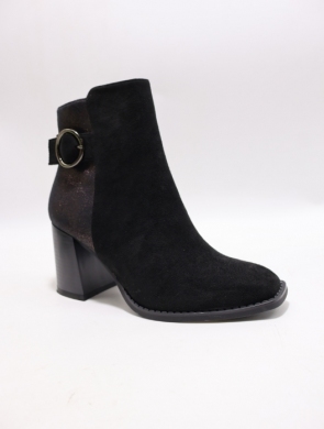 Botki damskie ocieplane na obcasie (36-41) JW-199 BLACK