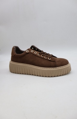 Buty sportowe damskie na płaskim (36-41) B2178 BROWN