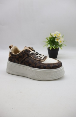Buty sportowe damskie na płaskim (36-41) YSX-157 BROWN