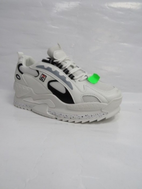 Sneakersy damskie niskie (36-41) A34 WHITE/BLACK