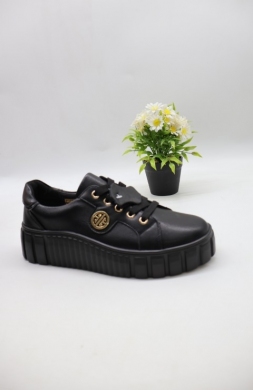 Buty sportowe damskie na płaskim (36-41) 6640 BLACK