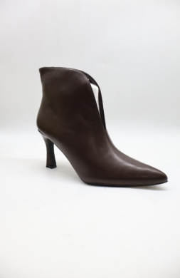 Botki damskie na szpilce (36-41) X7041 BROWN