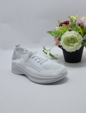 Buty sportowe damskie na płaskim (36-41) YY-91 WHITE
