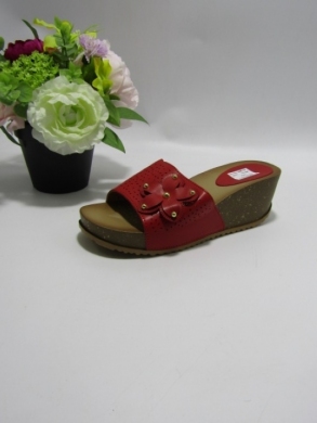 Klapki damskie na koturnie (36-41) DM-18 RED